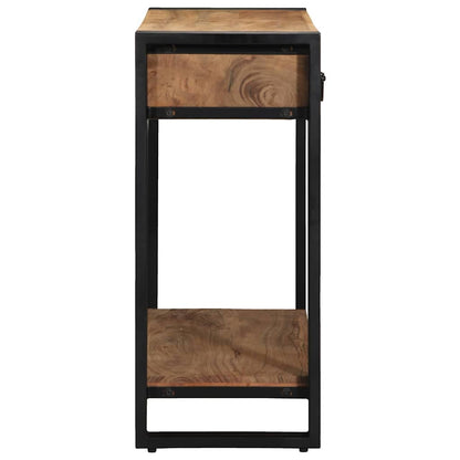 vidaXL Console Table Brown 90 x 33 x 75 cm Solid Acacia Wood