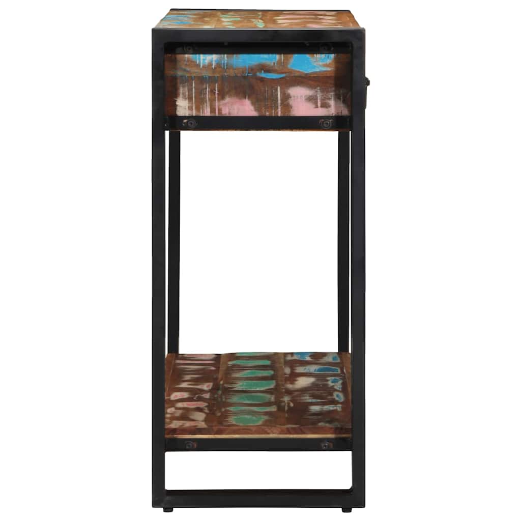 vidaXL Console Table Multicolour 90 x 33 x 75 cm Solid Reclaim Wood