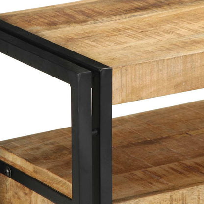 vidaXL Console Table Brown 120 x 33 x 75 cm Solid Mango Wood