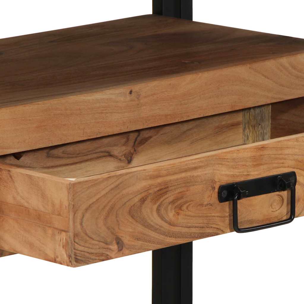 vidaXL Console Table Brown 120 x 33 x 75 cm Solid Acacia Wood