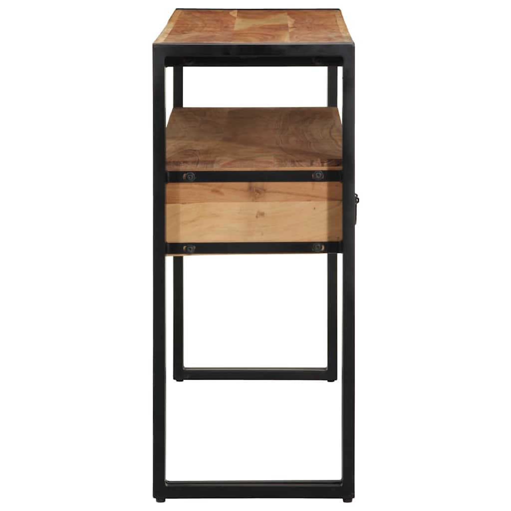 vidaXL Console Table Brown 120 x 33 x 75 cm Solid Acacia Wood