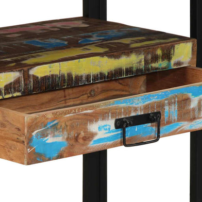 vidaXL Console Table Multicolour 120 x 33 x 75 cm Solid Reclaim Wood