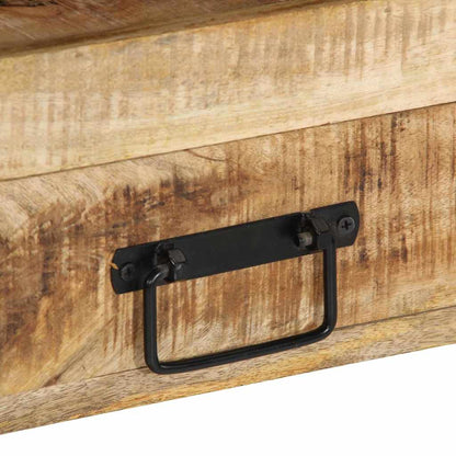 vidaXL Console Table with Shelf Brown 90 x 33 x 75 cm Solid Mango Wood