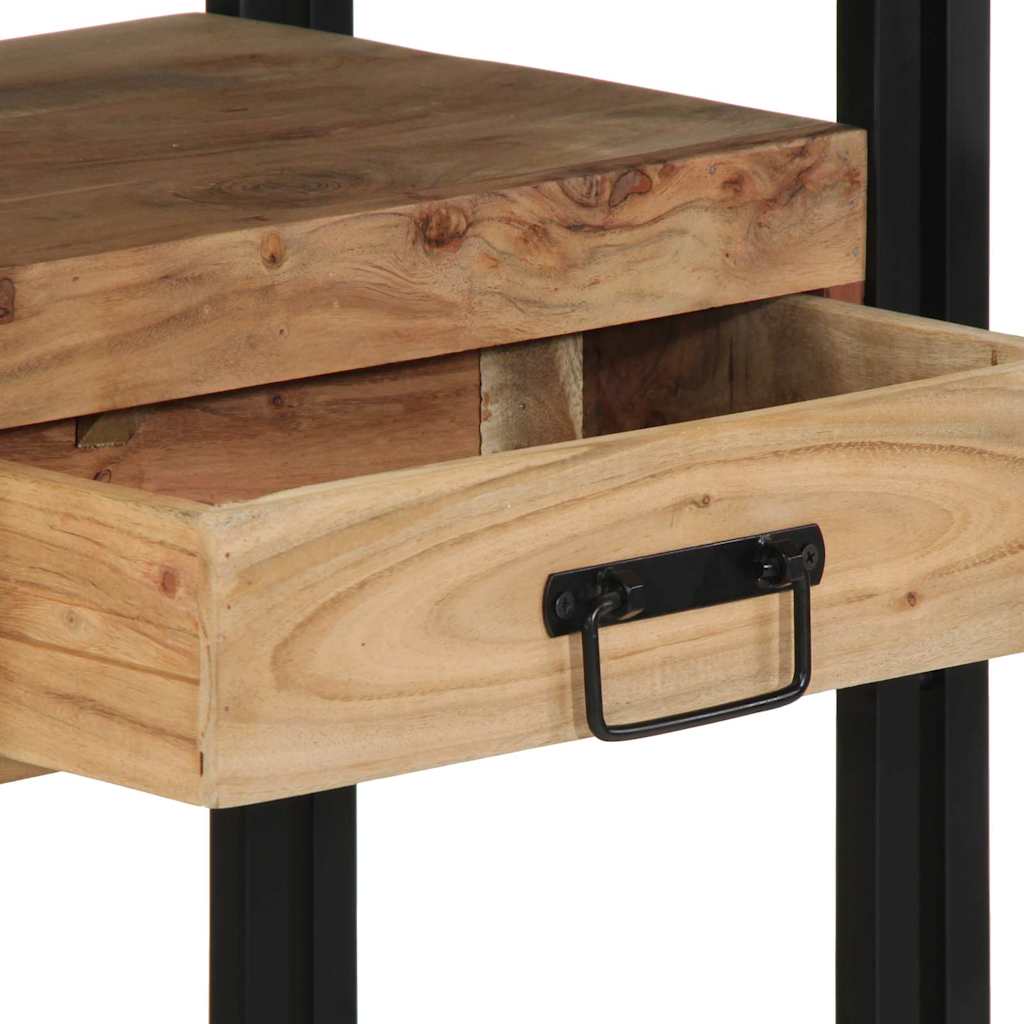 vidaXL Console Table Brown 90 x 33 x 75 cm Solid Acacia Wood