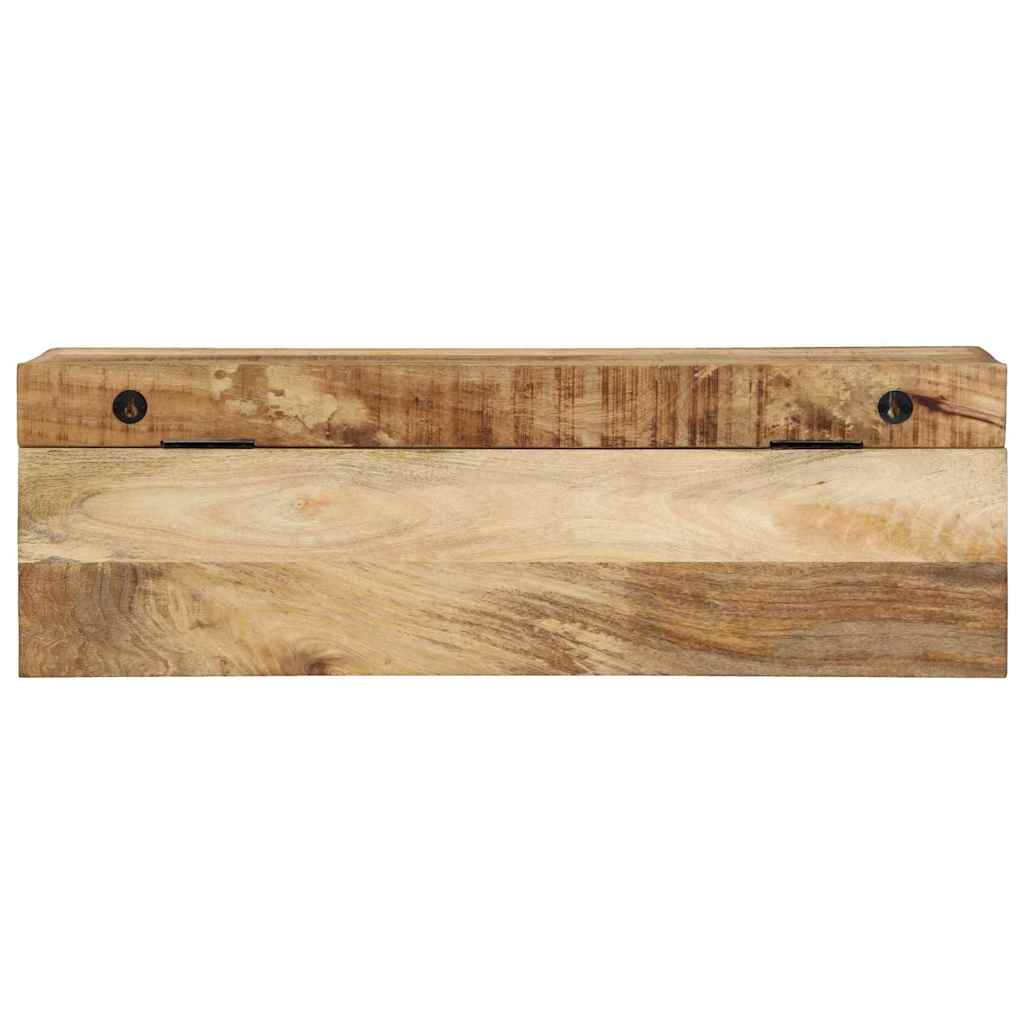 vidaXL Coat Rack Wall-mounted Brown 73 x 19 x 23 cm Solid Mango wood