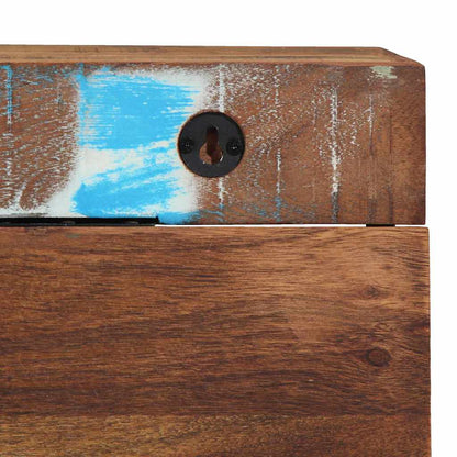 vidaXL Coat Rack Multicolour 73 x 19 x 23 cm Solid Reclaim wood