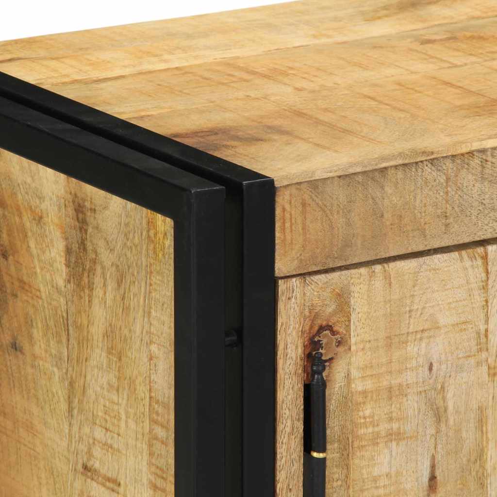 vidaXL Shoe Cabinet with Shelf Brown 56 x 35 x 70 cm Solid Mango wood