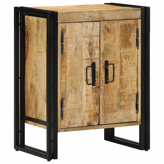 vidaXL Shoe Cabinet with Shelf Brown 56 x 35 x 70 cm Solid Mango wood