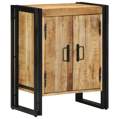 vidaXL Shoe Cabinet with Shelf Brown 56 x 35 x 70 cm Solid Mango wood