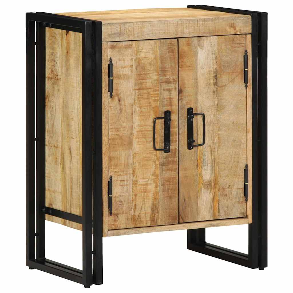 vidaXL Shoe Cabinet with Shelf Brown 56 x 35 x 70 cm Solid Mango wood