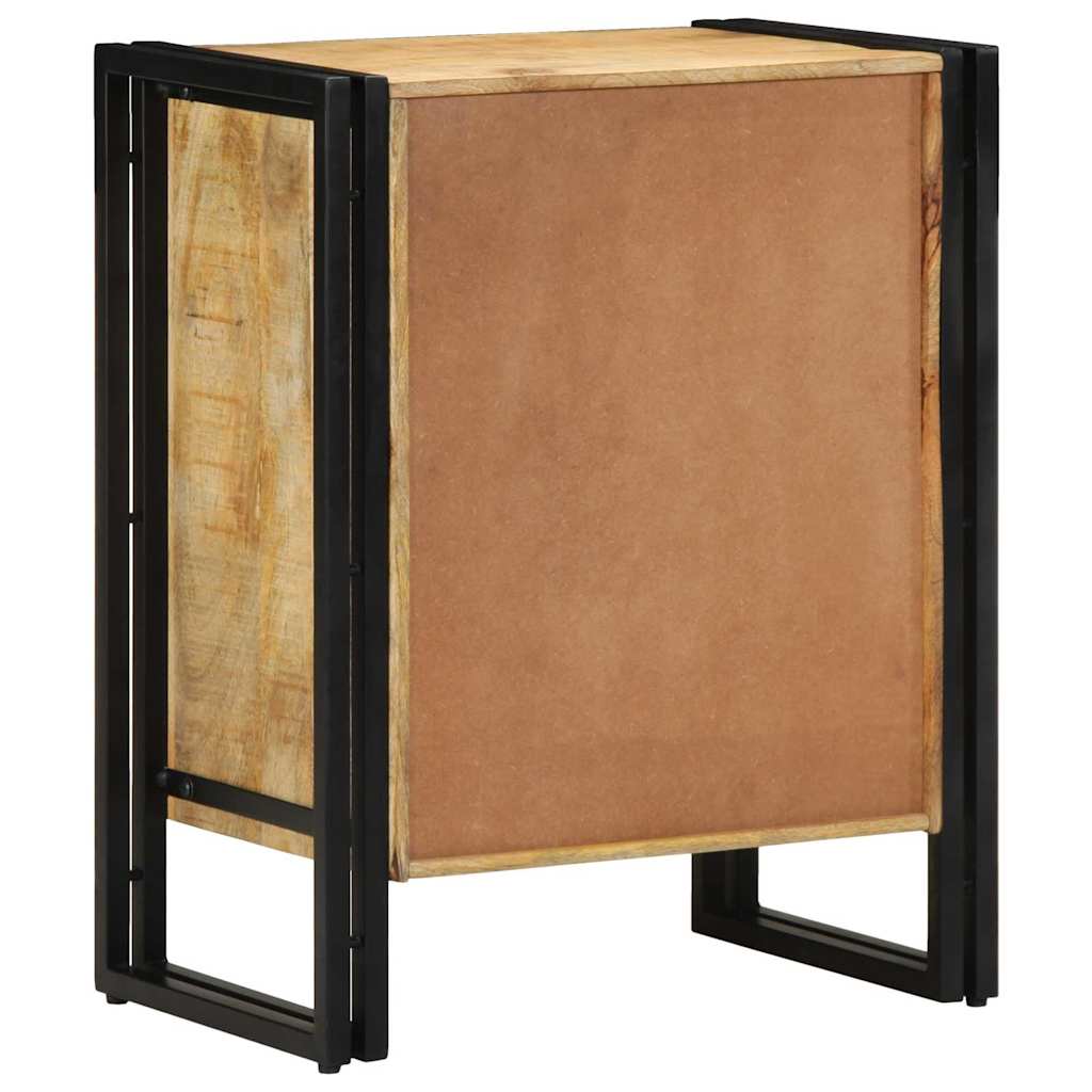 vidaXL Shoe Cabinet with Shelf Brown 56 x 35 x 70 cm Solid Mango wood
