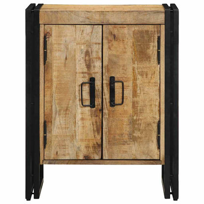 vidaXL Shoe Cabinet with Shelf Brown 56 x 35 x 70 cm Solid Mango wood
