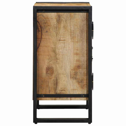 vidaXL Shoe Cabinet with Shelf Brown 56 x 35 x 70 cm Solid Mango wood