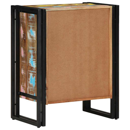 vidaXL Shoe Cabinet Multicolour 56 x 35 x 70 cm Solid Reclaim wood