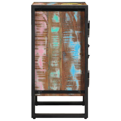 vidaXL Shoe Cabinet Multicolour 56 x 35 x 70 cm Solid Reclaim wood
