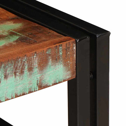 vidaXL Bathroom Shelf Multicolour 60 x 50 x 23 cm Solid Reclaimed Wood