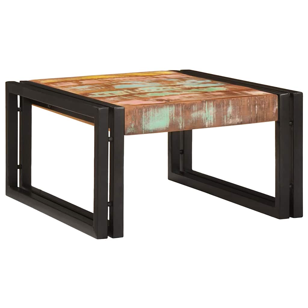 vidaXL Bathroom Shelf Multicolour 60 x 50 x 23 cm Solid Reclaimed Wood