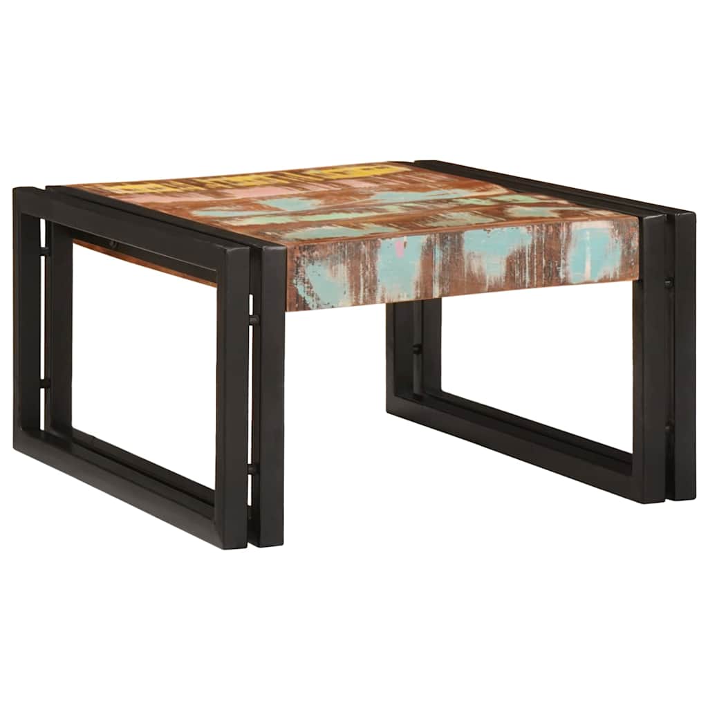 vidaXL Bathroom Shelf Multicolour 60 x 50 x 23 cm Solid Reclaimed Wood