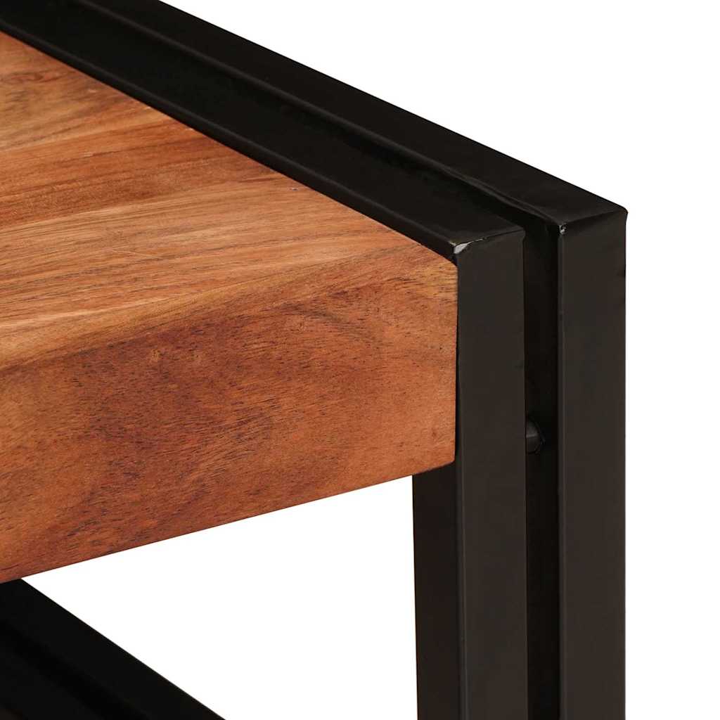 vidaXL Bathroom Shelf for Brown 65 x 50 x 23 cm Solid Acacia Wood