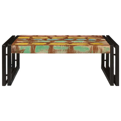 vidaXL Bathroom Shelf Multicolour 65 x 50 x 23 cm Solid Reclaimed Wood