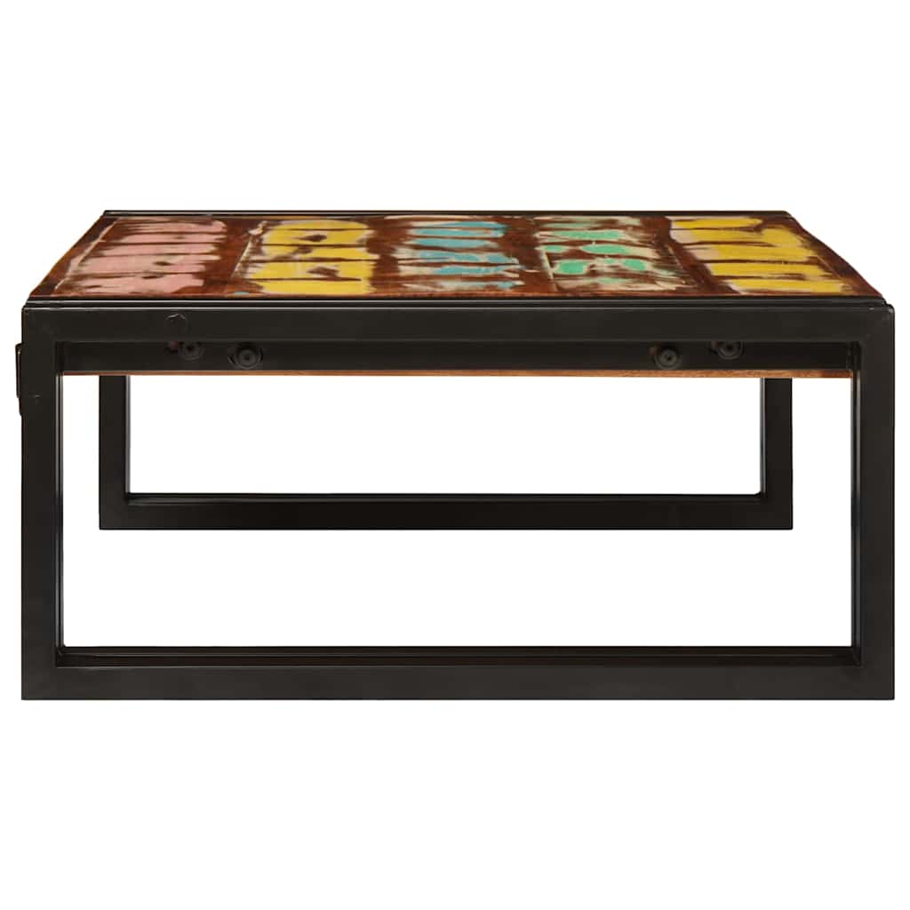 vidaXL Bathroom Shelf Multicolour 65 x 50 x 23 cm Solid Reclaimed Wood