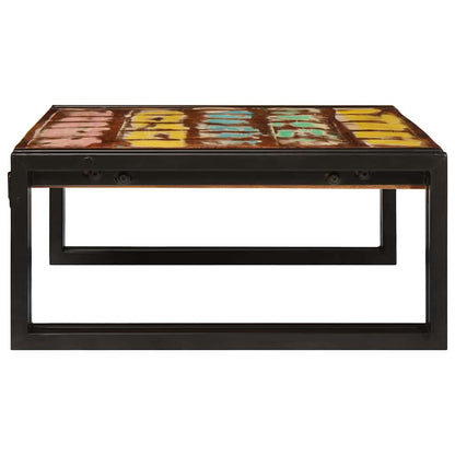 vidaXL Bathroom Shelf Multicolour 65 x 50 x 23 cm Solid Reclaimed Wood