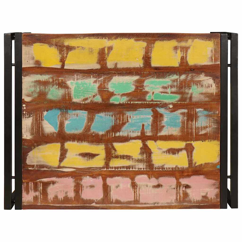 vidaXL Bathroom Shelf Multicolour 65 x 50 x 23 cm Solid Reclaimed Wood