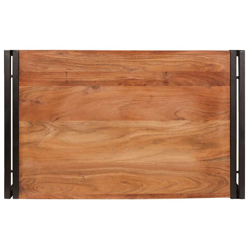 vidaXL Bathroom Shelf for Brown 80 x 50 x 23 cm Solid Acacia Wood