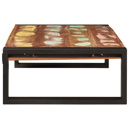 vidaXL Bathroom Shelf Multicolour 80 x 50 x 23 cm Solid Reclaimed Wood