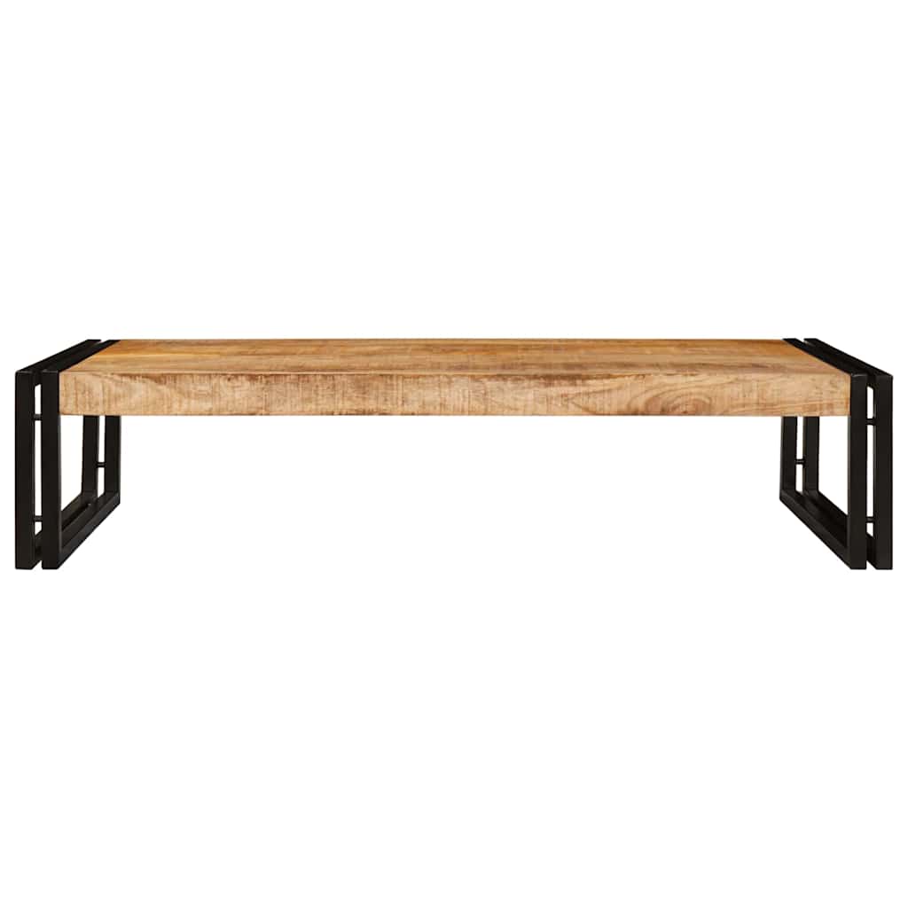 vidaXL Bathroom Shelf Brown 100 x 50 x 23 cm Soild Rough Mango Wood