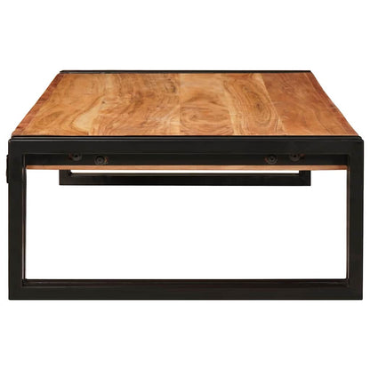 vidaXL Bathroom Shelf for Brown 100 x 50 x 23 cm Solid Acacia Wood