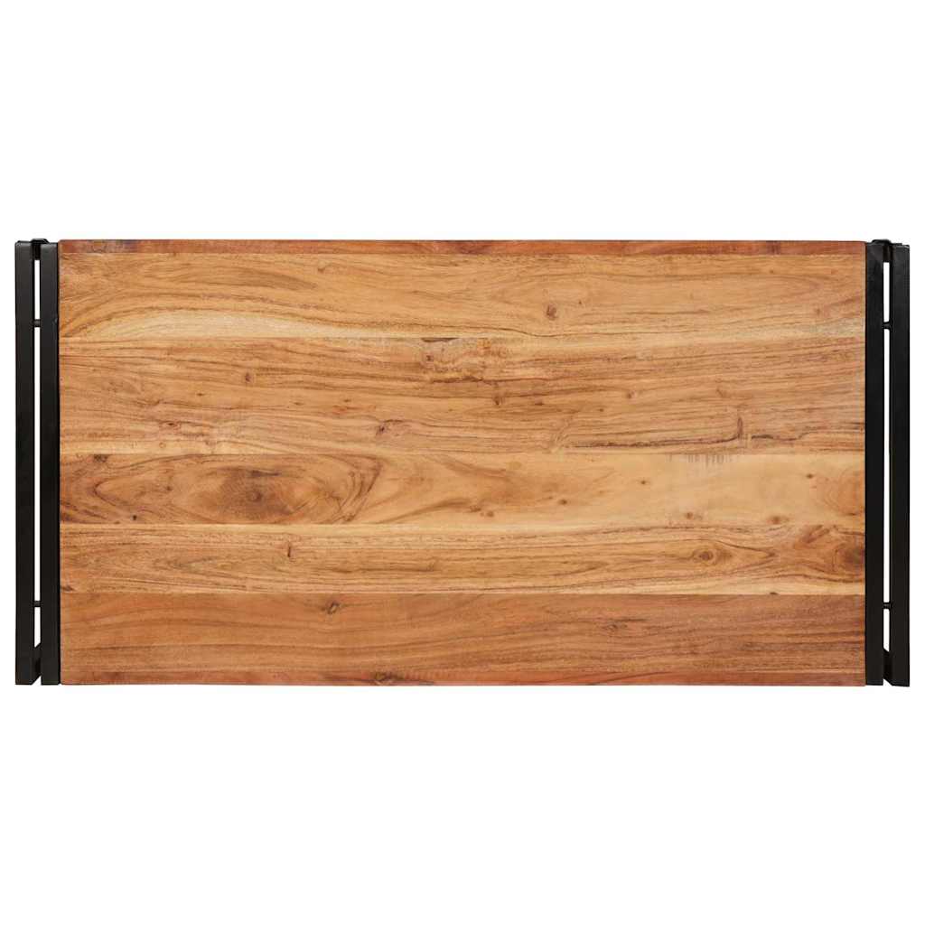 vidaXL Bathroom Shelf for Brown 100 x 50 x 23 cm Solid Acacia Wood