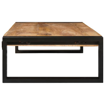 vidaXL Bathroom Shelf Brown 120 x 50 x 23 cm Soild Rough Mango Wood