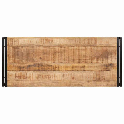vidaXL Bathroom Shelf Brown 120 x 50 x 23 cm Soild Rough Mango Wood