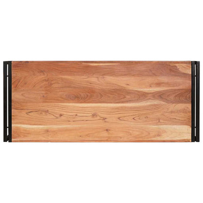 vidaXL Bathroom Shelf for Brown 120 x 50 x 23 cm Solid Acacia Wood