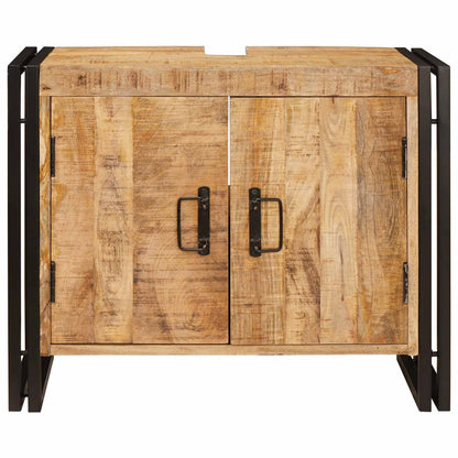 vidaXL Sink cabinet with Shelf Brown 71 x 33 x 58 cm Solid Mango Wood