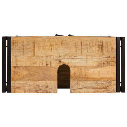 vidaXL Sink cabinet with Shelf Brown 71 x 33 x 58 cm Solid Mango Wood