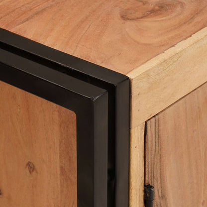 vidaXL Sink cabinet with Shelf Brown 71 x 33 x 58 cm Solid Acacia Wood