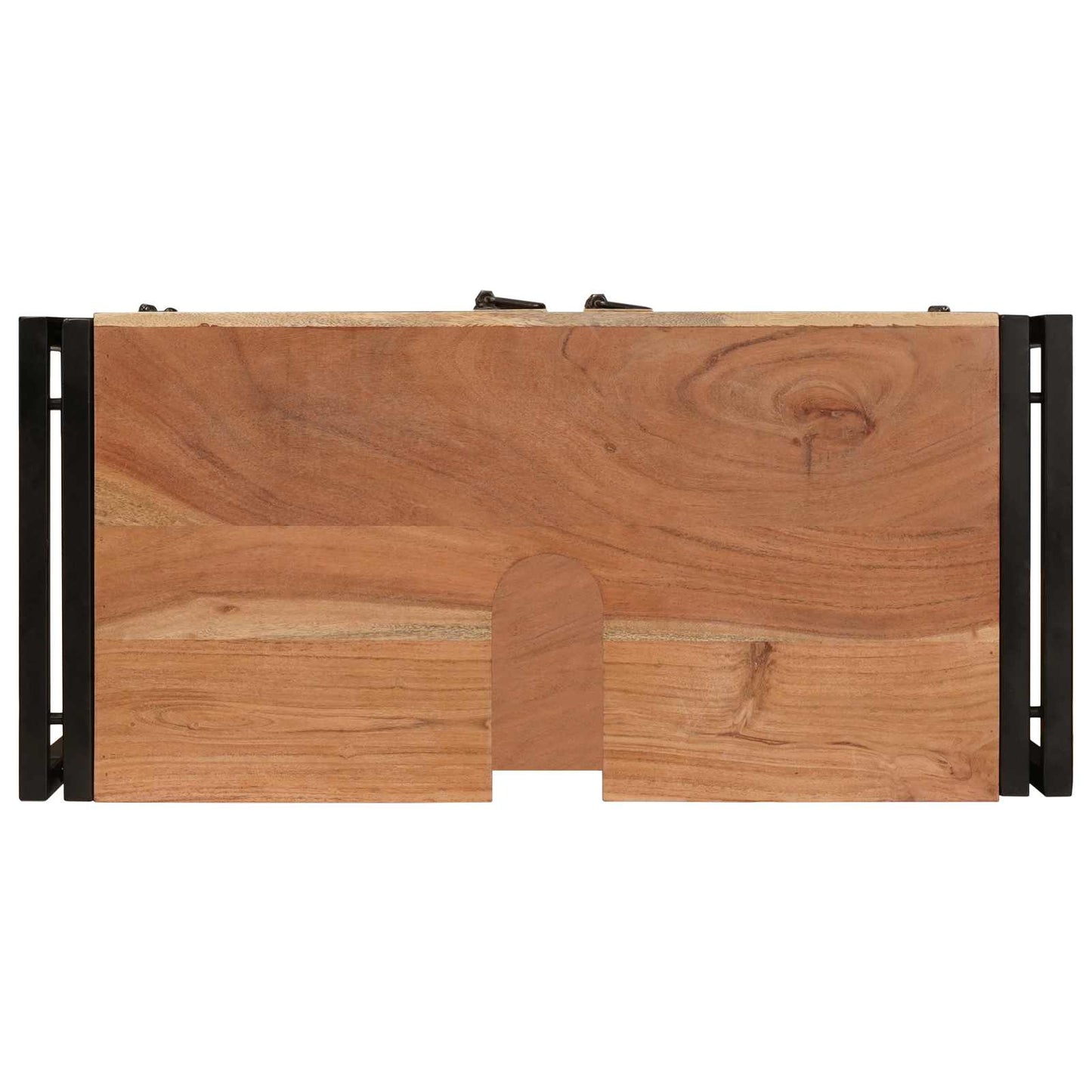 vidaXL Sink cabinet with Shelf Brown 71 x 33 x 58 cm Solid Acacia Wood
