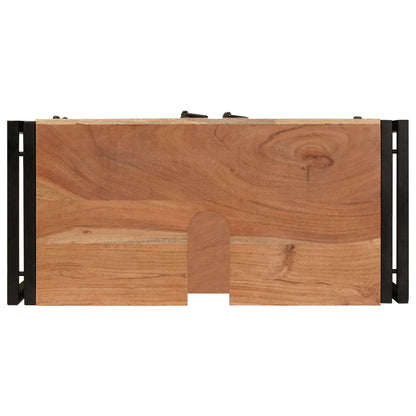 vidaXL Sink cabinet with Shelf Brown 71 x 33 x 58 cm Solid Acacia Wood