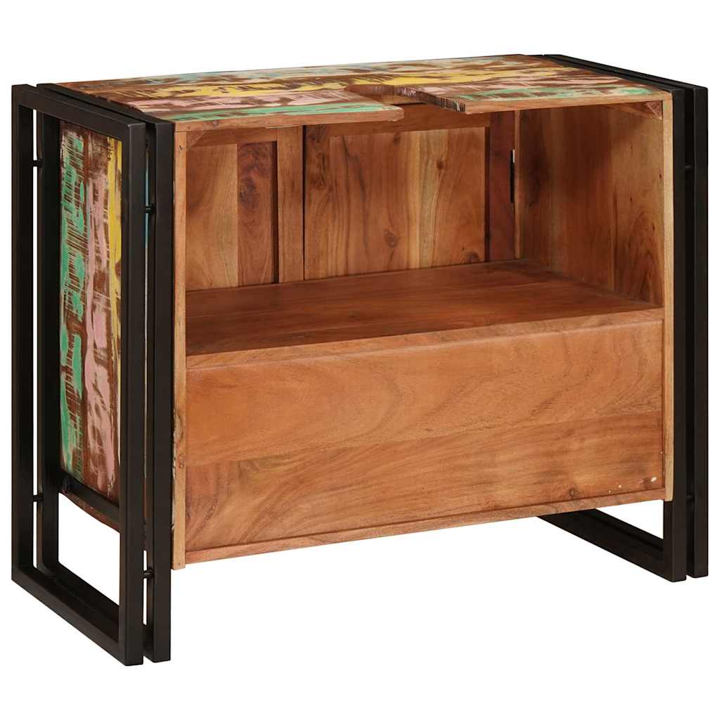 vidaXL Sink cabinet Multicolour 71 x 33 x 58 cm Solid Reclaim Wood
