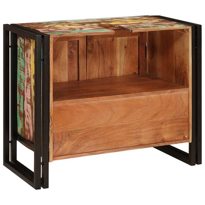 vidaXL Sink cabinet Multicolour 71 x 33 x 58 cm Solid Reclaim Wood