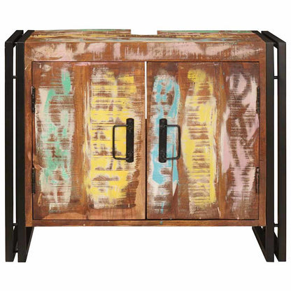 vidaXL Sink cabinet Multicolour 71 x 33 x 58 cm Solid Reclaim Wood