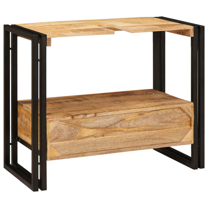 vidaXL Vanity Cabinet Brown 71 x 33 x 58 cm Solid Mango Wood