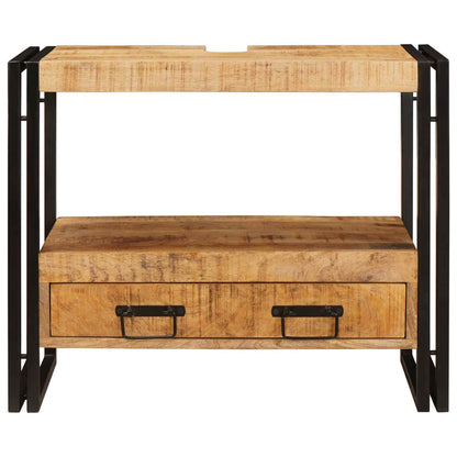 vidaXL Vanity Cabinet Brown 71 x 33 x 58 cm Solid Mango Wood