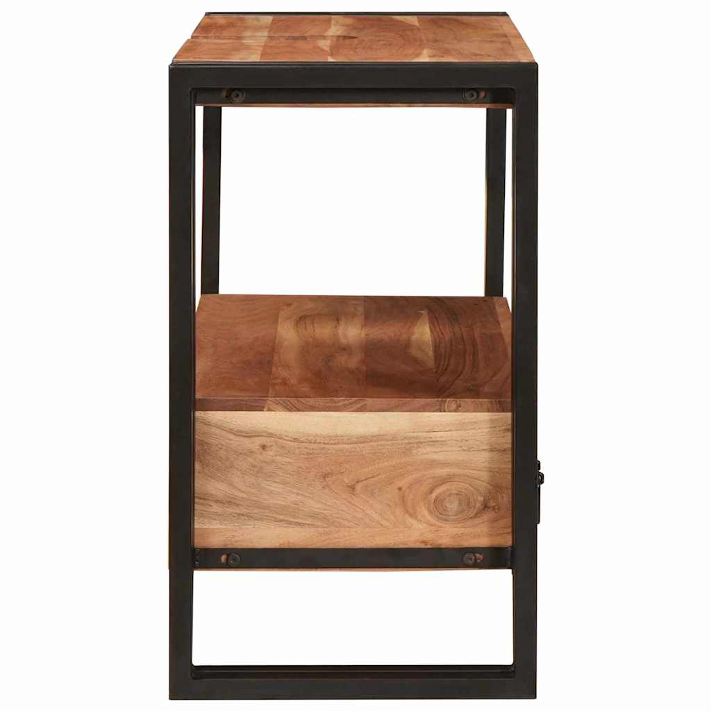 vidaXL Vanity Cabinet Brown 71 x 33 x 58 cm Solid Acacia Wood