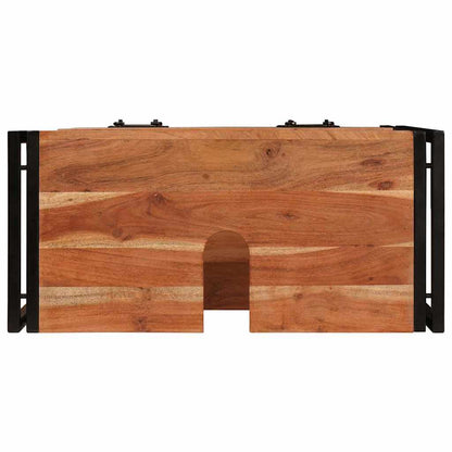 vidaXL Vanity Cabinet Brown 71 x 33 x 58 cm Solid Acacia Wood