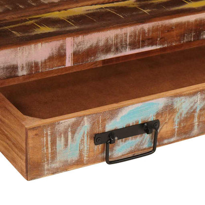 vidaXL Vanity Cabinet Multicolour 71 x 33 x 58 cm Solid Reclaim Wood