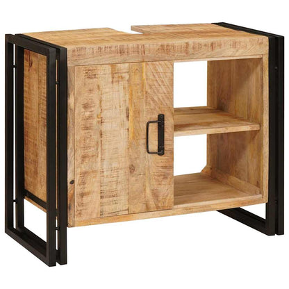 vidaXL Sink cabinet with Shelf Brown 71 x 33 x 58 cm Solid Mango Wood