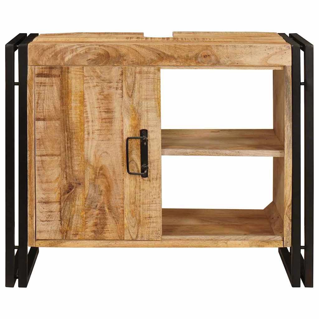 vidaXL Sink cabinet with Shelf Brown 71 x 33 x 58 cm Solid Mango Wood